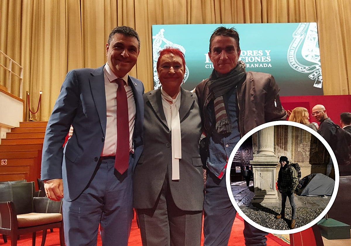 La persona sin hogar más VIP de Granada